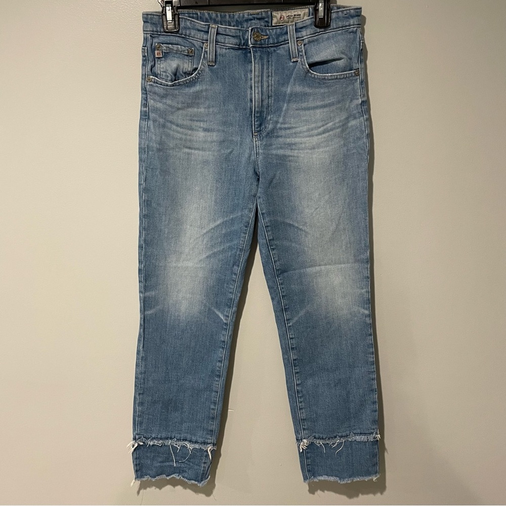 AG Adriano Goldschmied The Isabelle High Rise Straight Leg Jeans - Picture 3 of 8